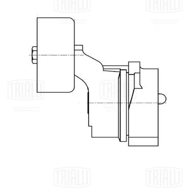 Trialli CM 5050 Ролик натяжной навесного оборудования - 5