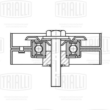 Trialli CM 5094 Ролик промежуточный навесного оборудования - 1
