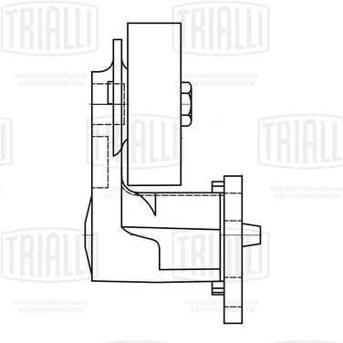 Trialli CM 5106 Ролик натяжной навесного оборудования - 1
