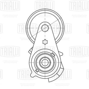 Trialli CM 5284 Ролик натяжной навесного оборудования - 1