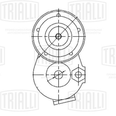 Trialli CM 5321 Ролик натяжной навесного оборудования - 1