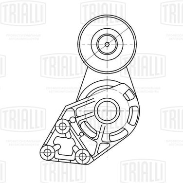 Trialli CM 5439 Ролик натяжной навесного оборудования - 1