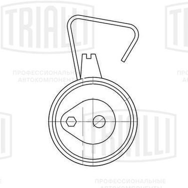 Trialli CM 6092 Ролик натяжной ГРМ - 1