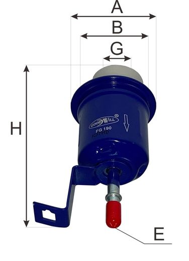 GoodWill FG 190 Фильтр топливный - 2