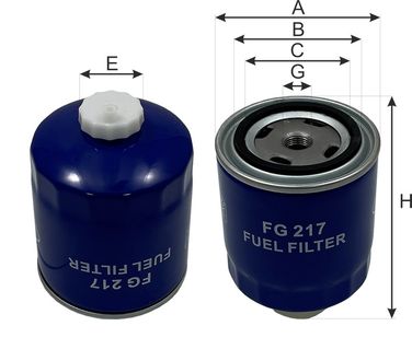 GoodWill FG 217 Фильтр топливный - 2