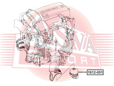 Asva 1612-001 Опора двигателя - 2