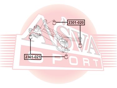 Asva 2301-020 Сайлентблок - 2