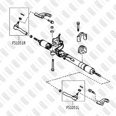 FIXAR FS1051R Наконечник рулевой тяги | прав | - 2