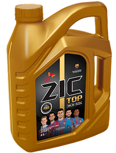 ZIC 162681 5w-30 top, API SL, a3/b3/b4, 4л (pao синт.мотор. Масло) - 1