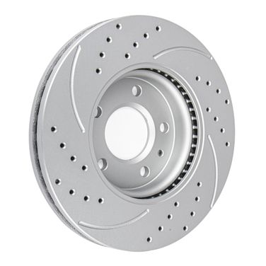 GANZ GIJ06234 Диск тормозной передний перфорированный с покрытием opel Astra J/Zafira c/chevrolet Orlando /D=300mm - 2