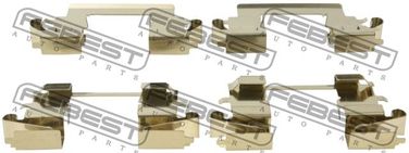 Febest 0103-MCU3F Комплект монтажный дискового тормоза - 1