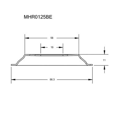 Krauf MHR0125BE Тепловой экран турбокомпрессора - 1