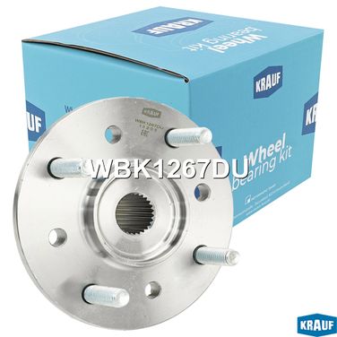 Krauf WBK1267DU Ступица колеса [перед] hyundai Lantra i,ii (j-1,j-2), Coupe i (rd) - 7