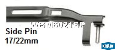 Krauf WBM6021SP Щетка стеклоочистителя бескаркасная - 3