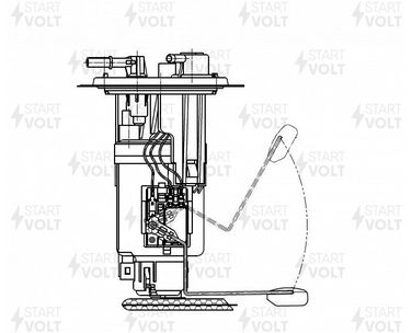STARTVOLT SFM 0812 Модуль топливного насоса для а/м Hyundai Getz (02-) 1.1i/1.3i/1.4i/1.6i - 1