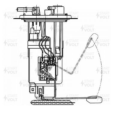 STARTVOLT SFM 0812 Модуль топливного насоса для а/м Hyundai Getz (02-) 1.1i/1.3i/1.4i/1.6i - 2