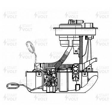 STARTVOLT SFM 2702 Модуль топливного насоса для а/м KIA Cerato (04-) 1.6i/2.0i - 2