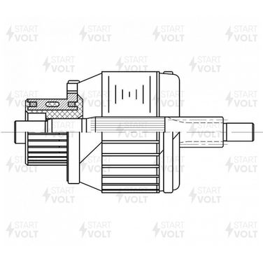 STARTVOLT SR 0839 Ротор стартера - 5