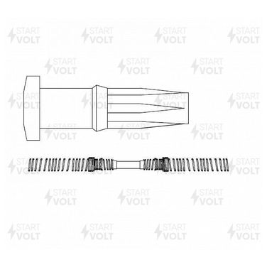 STARTVOLT STC 0864 Наконечник катушки зажигания - 2