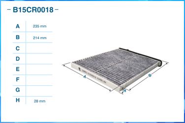 CWORKS B15CR0018 Фильтр салона - 2