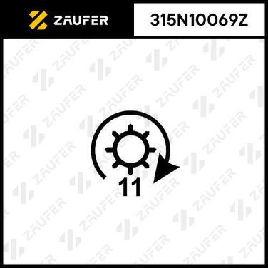 ZAUFER 315N10069Z Бендикс стартера - 3