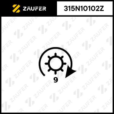 ZAUFER 315N10102Z Бендикс стартера - 3