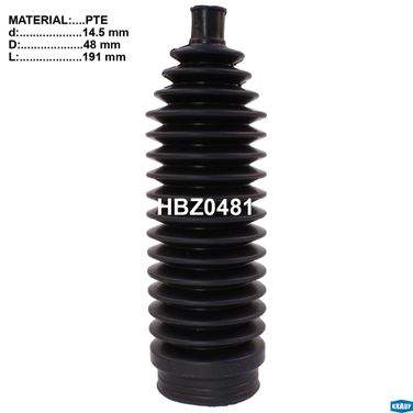 Krauf HBZ0481 Пыльник рулевой рейки - 1