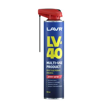 LAVR Ln1453 Смазка многоцелевая lv-40, 520 мл - 1