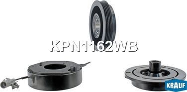 Krauf KPN1162WB Шкив компрессора кондиционера в сборе - 1