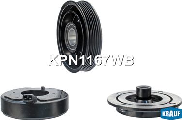 Krauf KPN1167WB Шкив компрессора кондиционера в сборе - 1