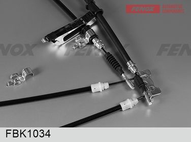 Fenox FBK1034 Трос стояночного тормоза - 3