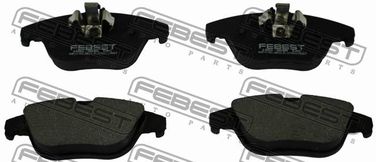 Febest 1601-204R Колодки тормозные | зад прав/лев | - 1