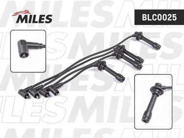 Miles BLC0025 Высоковольтные провода зажигания мazda 6 (1.8-2.3.)/5 (1.8)/mpv 2 (2.3)/Tribute (2.0) - 2