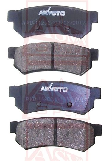 Akyoto AKD-11202 Колодки тормозные дисковые задние - 2