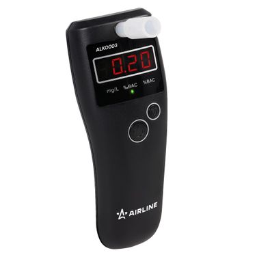 AIRLINE ALKO003 Алкотестер полупроводниковый черный PRO - 2