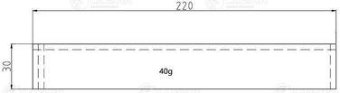 Luzar LCD 0801 Осушитель конд. для а/м Hyundai Solaris (10-)/Kia Rio (05-) - 3