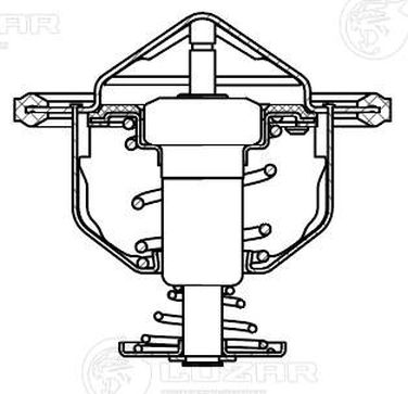 Luzar LT 3001 Термостат для а/м Chery Amulet (03-)/Tiggo (06-)/Fora (06-) (87°с) (термоэл.) - 3