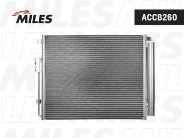 Miles ACCB260 Конденсер hyundai santa FE 2.0d/2.2d A/T 12- - 2