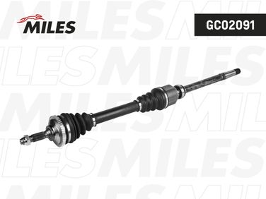 Miles GC02091 Привод в сборе peugeot 206 1.4-1.6 98- прав. (abs)> (gsp 245035 / gc02089) - 2