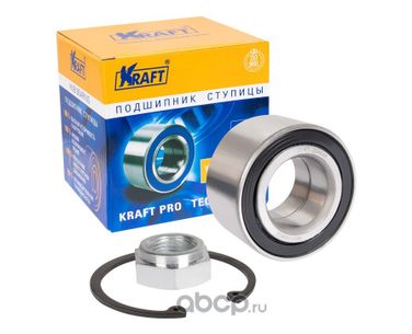 KRAFT KT 204646 Подшипник ступицы переднего колеса, комплект для а/м Skoda Felicia i (94-01)/vw Caddy II (95-04) - 1