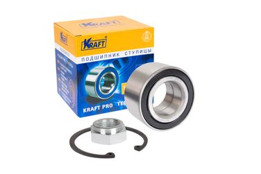 KRAFT KT 204646 Подшипник ступицы переднего колеса, комплект для а/м Skoda Felicia i (94-01)/vw Caddy II (95-04) - 2