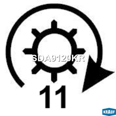 Krauf SDA9120KR Бендикс стартера - 3