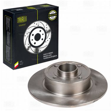 Trialli DF 095109 Диск торм. для а/м Renault Megane II (02-)/Clio III (05-) зад. d=240 (без подш.) | зад | - 1