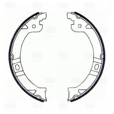 Trialli GF 4625 Колодки тормозные стояночные | зад | - 2