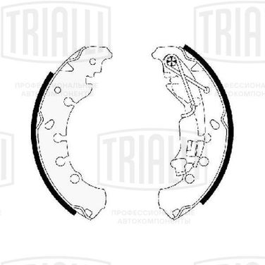 Trialli GF 4559 Колодки тормозные барабанные | зад | - 1