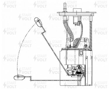 STARTVOLT SFM 2709 Модуль топливного насоса для а/м Hyundai Santa Fe (12-)/Kia Sorento (09-) 2.4i - 2