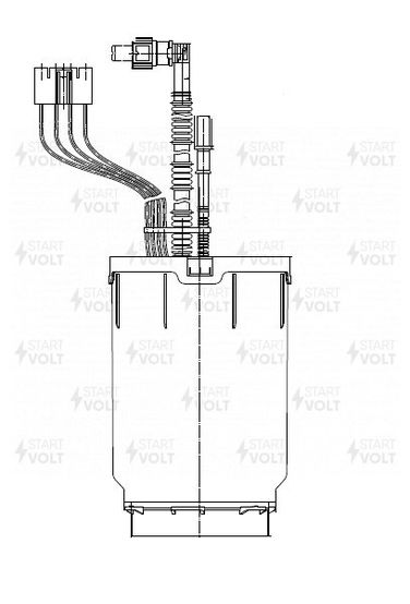 STARTVOLT SFM 0516 Модуль топливного насоса для а/м VAG Touareg II (10-)/Cayenne (10-) 3.6i (правый) - 2