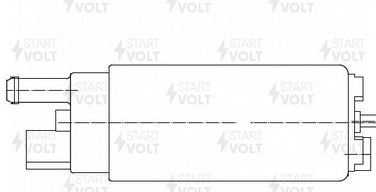 STARTVOLT SFP 1301 Мотор бензонасоса унив. ан. gss342 для а/м Subaru/Mitsubishi 255л/ч с устан. компл. - 3