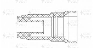 STARTVOLT STC 0558 Наконечник свечи - 2