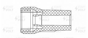 STARTVOLT STC 1118 Наконечник свечи - 2